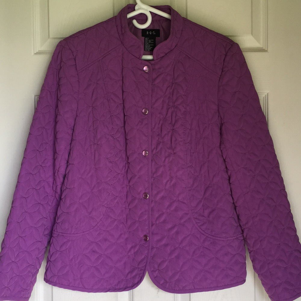 R•Q•T LIGHT QUILTED JACKET WITH SNAPS